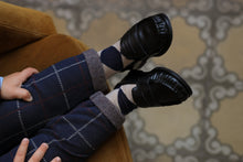 Load image into Gallery viewer, 1+ In the Family - ROBIN 寬格紋長褲 (Dark Blue)
