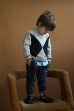 Load image into Gallery viewer, 1+ In the Family - ROBIN 寬格紋長褲 (Dark Blue)
