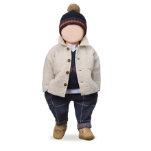 Load image into Gallery viewer, 1+ In the Family - BRIAN 反摺羊毛毛線帽 (Dark Blue)
