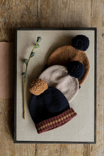 Load image into Gallery viewer, 1+ In the Family - BRIAN 反摺羊毛毛線帽 (Dark Blue)
