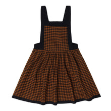 Load image into Gallery viewer, FUB - Checked Spencer (Dark Navy / Burnt Amber)
