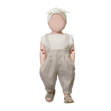 Load image into Gallery viewer, 1+ In the Family - AGULLANA 吊帶長褲 (Beige) 48M
