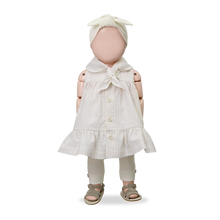 將圖片載入圖庫檢視器 1+ In the Family - EMPURIES 無袖條紋裙子 (Beige) 48M
