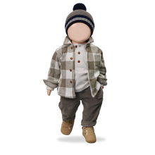 Load image into Gallery viewer, 1+ In the Family - Modena 長袖襯衫 (Dark-Taupe)
