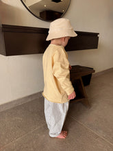 將圖片載入圖庫檢視器 Guapoo - 特薄寬褲 Smoky Stripes
