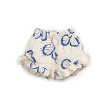 Load image into Gallery viewer, Play Up - Woven Shorts with Blue Leaf Print
