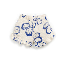Load image into Gallery viewer, Play Up - Woven Shorts with Blue Leaf Print
