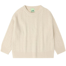 Load image into Gallery viewer, FUB - Structure Sweater (Ecru) 1-5Y
