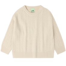 Load image into Gallery viewer, FUB - Structure Sweater (Ecru) 1-5Y
