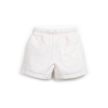 Load image into Gallery viewer, Play Up - Linen Fabric Shorts (White) 3Y
