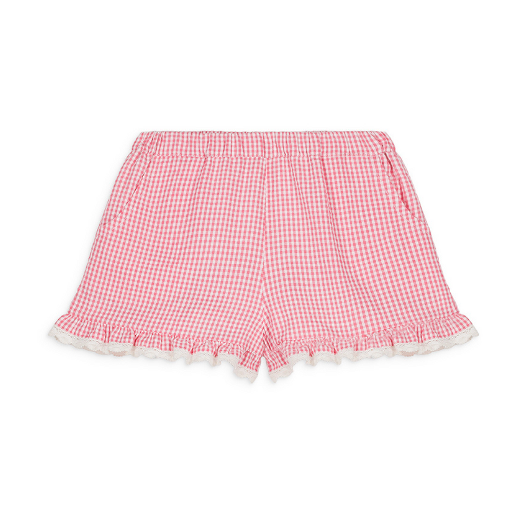 Louise Misha - Shorts Vallaloid (Pink Fragola Vichy) 2Y, 4Y, 6Y