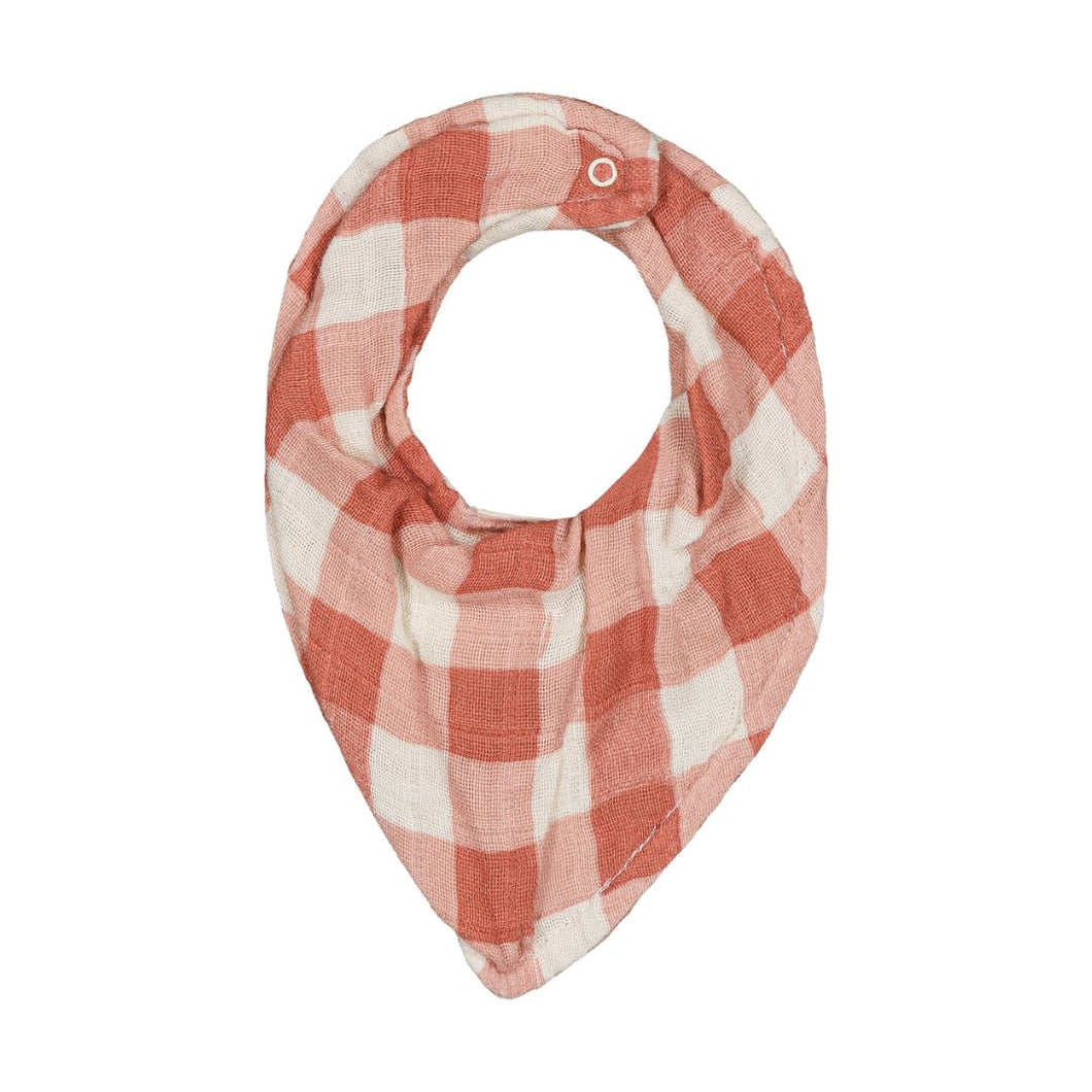 Studio Boheme -  Abel Bandana Bib (Pink Gingham)