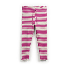 Load image into Gallery viewer, Play Up -  Striped Rib Leggings (Pink)
