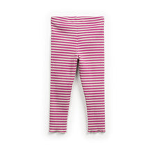 Load image into Gallery viewer, Play Up -  Striped Rib Leggings (Pink)

