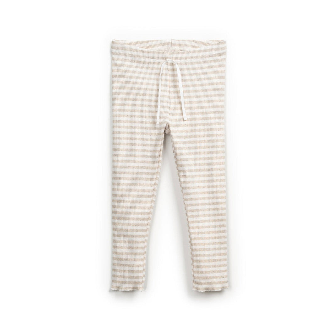 Play Up -  Striped Ribbed Legging (Gres)