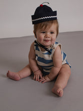 Load image into Gallery viewer, Organic Zoo - Deck Chair Stripes Sleeveless Bodysuit 3-6M
