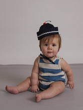 Load image into Gallery viewer, Organic Zoo - Deck Chair Stripes Sleeveless Bodysuit 3-6M
