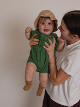 Load image into Gallery viewer, Organic Zoo - Seagrass Beach Romper 6-12M
