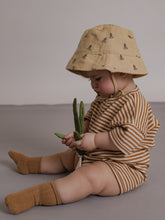 Load image into Gallery viewer, Organic Zoo - Copper Stripes Beach Romper
