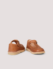 Load image into Gallery viewer, PETIT NORD - 底T字復古小皮鞋 - Cognac
