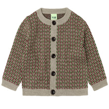 Load image into Gallery viewer, FUB - Baby Herringbone Cardigan (Oat Melange)
