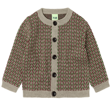 Load image into Gallery viewer, FUB - Baby Herringbone Cardigan (Oat Melange)

