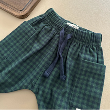 Load image into Gallery viewer, [預購] Guapoo - 口袋寬褲子 (Green Check)
