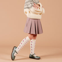 Load image into Gallery viewer, [預購] Collegien | Désirée - Jacquard Hearts Knee-high Sock - Old Rose
