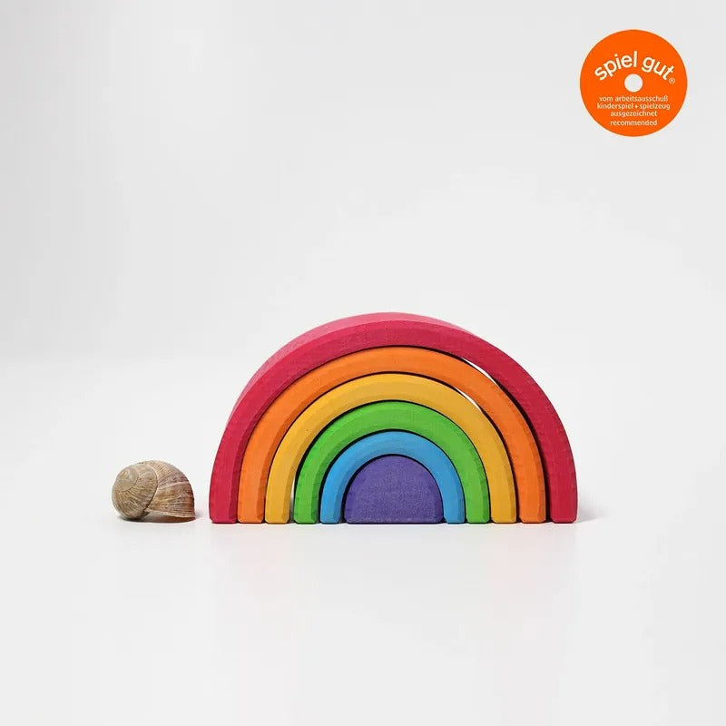 Grimm's - Wooden Rainbow Tunnel - 6 Piece
