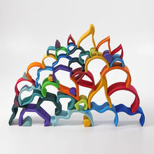 Load image into Gallery viewer, Grimm&#39;s - Wooden Rainbow Tunnel - 6 Piece
