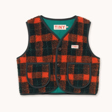 Load image into Gallery viewer, Tiny Cottons - Red Check Vest
