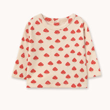 Load image into Gallery viewer, Tiny Cottons - Mini Mushrooms Rib Baby Tee (18M, 24M)
