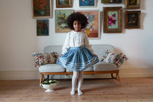 Load image into Gallery viewer, Little Cotton Clothes - Margot Skirt Velvet in Eggshell (2Y-6Y)
