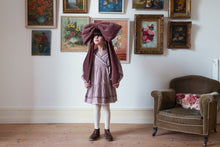 Load image into Gallery viewer, Little Cotton Clothes - Rosalind wrap dress Sugarplum Check (4Y-6Y)
