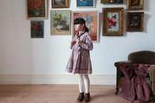 Load image into Gallery viewer, Little Cotton Clothes - Rosalind wrap dress Sugarplum Check (4Y-6Y)
