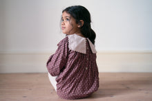 Load image into Gallery viewer, Little Cotton Clothes - Emille Romper in Sugarplum Floral (6M-2Y)
