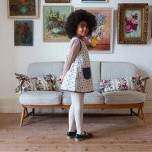 Load image into Gallery viewer, Little Cotton Clothes - Quilted Hannah dress Papier Floral (2Y-6Y)
