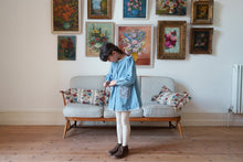 Load image into Gallery viewer, Little Cotton Clothes - Velvet Jules Dress in Eggshell (2Y-7Y)
