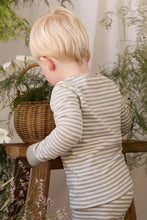將圖片載入圖庫檢視器 [預購] Jamie Kay - Jude Long Sleeve Pyjama Set - Narrow Stripe Lichen/Cloud
