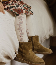 Load image into Gallery viewer, Collegien | Anthena - Jacquard Flower Pointelle Tights - Lamb
