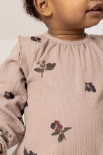 Load image into Gallery viewer, Studio Boheme -  Esmee Romper (Light Mauve/Blackberries)
