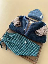 Load image into Gallery viewer, [預購] Guapoo - 可反穿燈心絨/泰迪熊背心 (Deep Blue)
