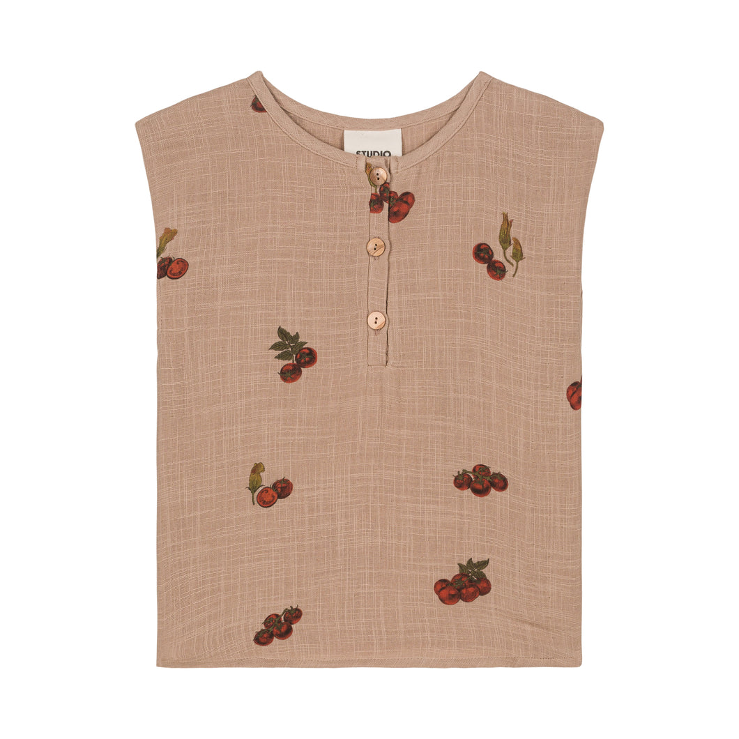 Studio Boheme - Blouse Roman (Nougat/Tomato)