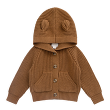 將圖片載入圖庫檢視器 [預購] Jamie Kay - Bear Cardigan - Butterscotch
