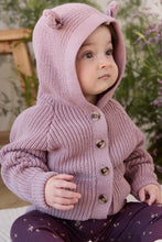將圖片載入圖庫檢視器 [預購] Jamie Kay - Bear Cardigan - Dreamy Pink
