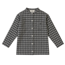將圖片載入圖庫檢視器 Studio Boheme - Jim Shirt (Grey Gingham)
