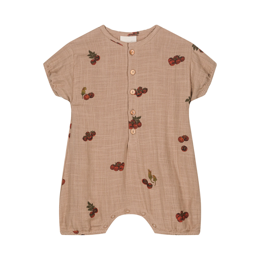 Studio Boheme - Bebecito Romper (Nougat / Tomato)