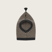 Load image into Gallery viewer, Organic Zoo - Charcoal Stripes Balaclava

