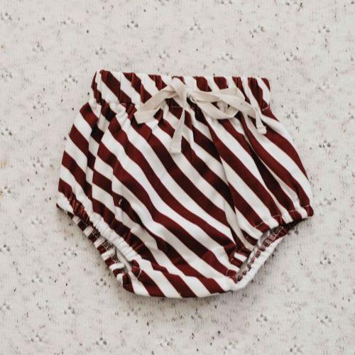 [🎄限定] 紅條紋燈籠褲