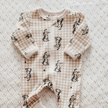 將圖片載入圖庫檢視器 [預購] 條文兔兔拉鍊連身衣
